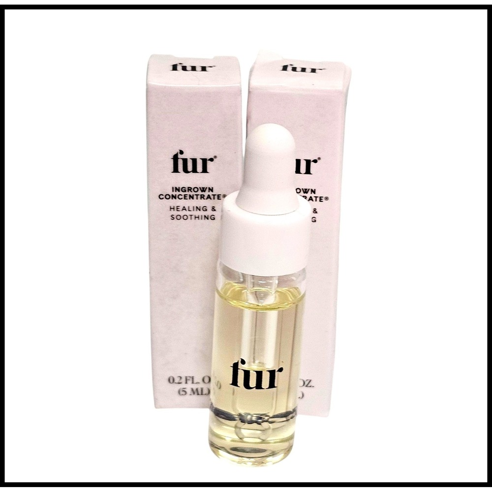 2 x Fur Ingrown Concentrate 0.2 fl oz (5 mL) Healing & Smoothing Oil Skincare